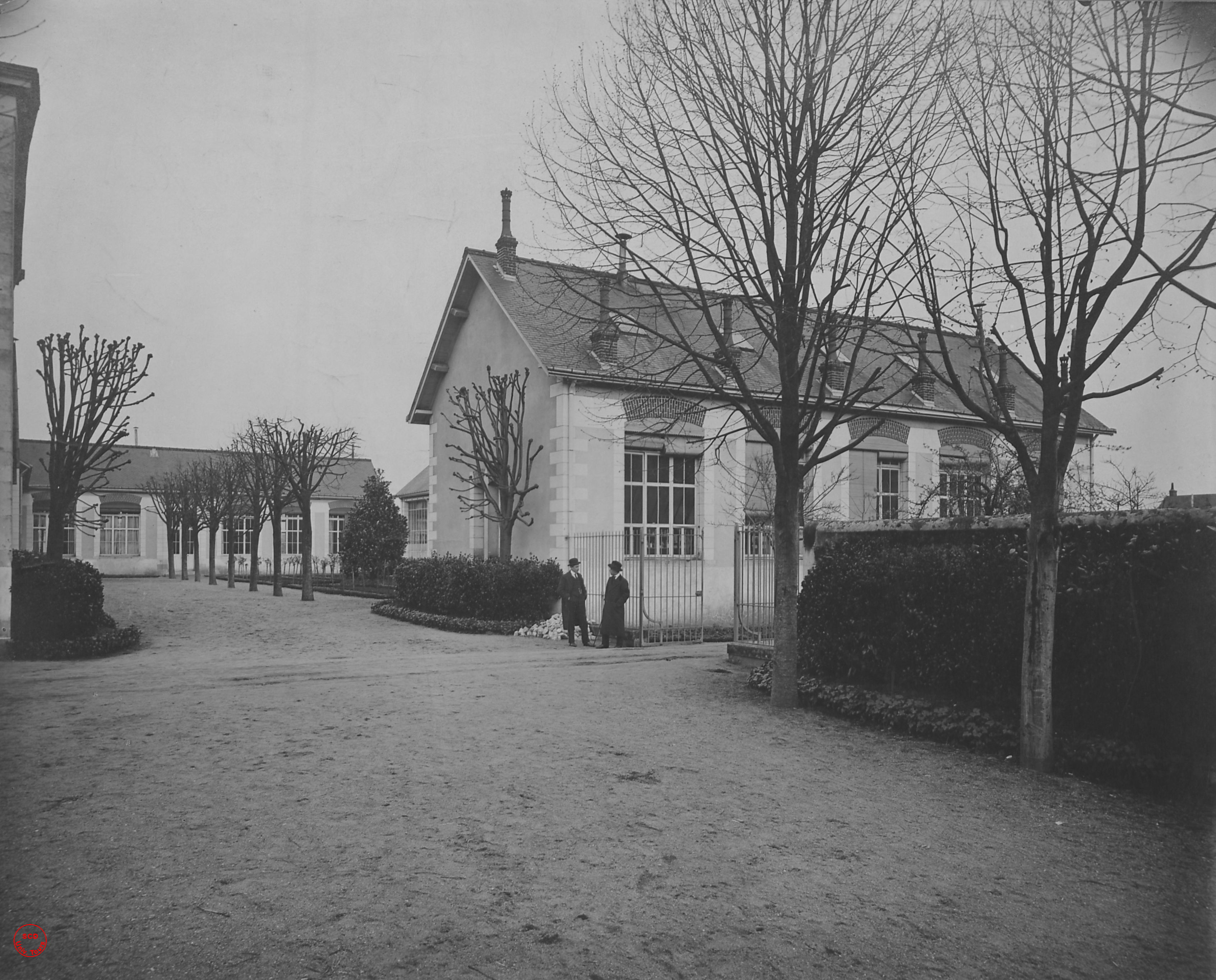 École de médecine et de pharmacie de Tours, laboratoire, vue extérieure