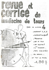 «Revue et Corrigé de médecine de Tours» : un fanzine rédigé par des étudiants de la Faculté de Médecine de Tours